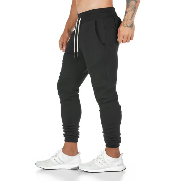 Joggers Sweatpants Men Casual Pants Solid Color Gym Fitness Workout Sportswear Trousers Autumn Winter Male Crossfit Trackpants