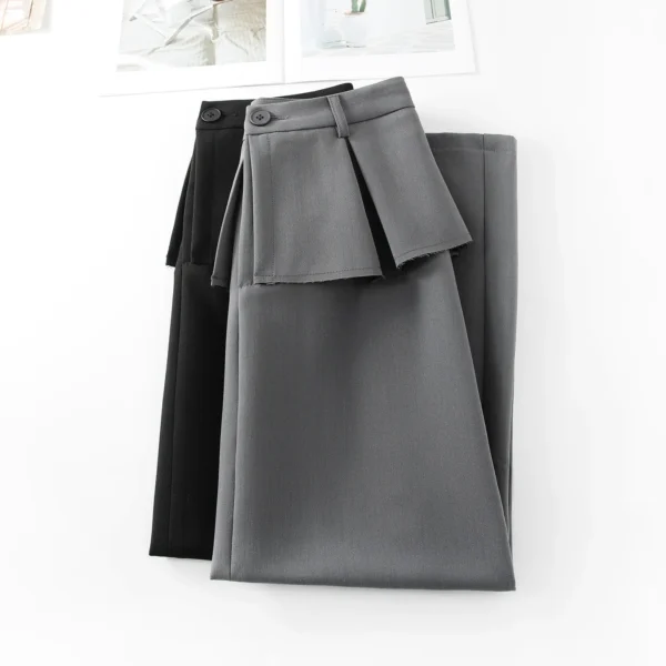 ZJYT Elegant Ladies Summer Skirts for Women 2026 New Fashion High Waist Ruffles Commuting Midi Skirt Female Faldas