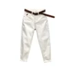 High Elastic Large Size Jeans Women's Casual Haren Pants 2023 Spring Summer Korean Ankle-Length Denim Pants Lady High Waist Jean