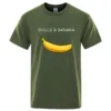 Summer Men T-shirt High Quality Cotton Blend Funny Banana Printing Loose O-neck Men Short Sleeve Casual For Male T-shirt Top Tee