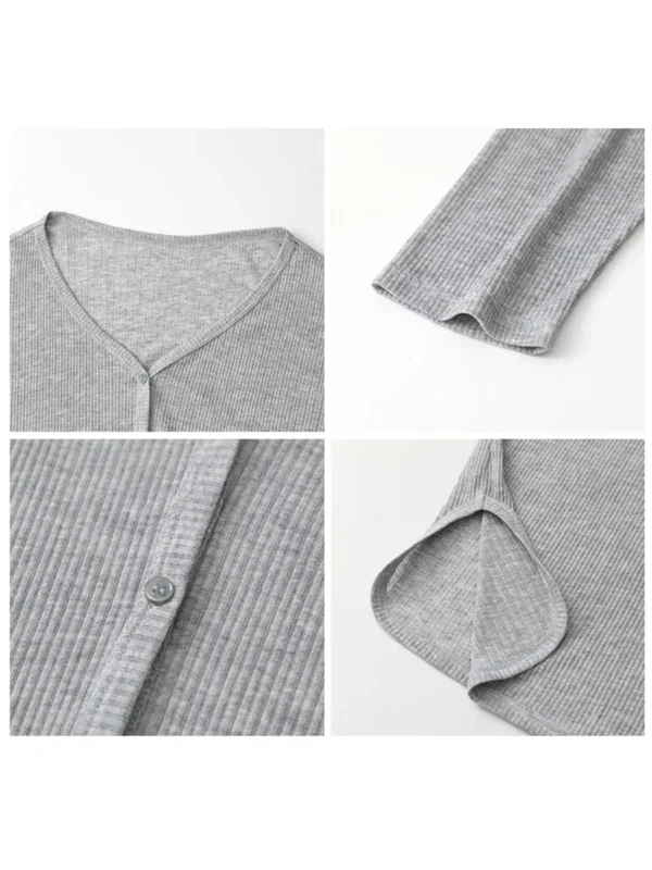 CHIC VEN Women Cardigan New V-neck Long Sleeved Female Shirt Female Jumpers Sun Protection Woman Sweaters Spring Summer New 2026