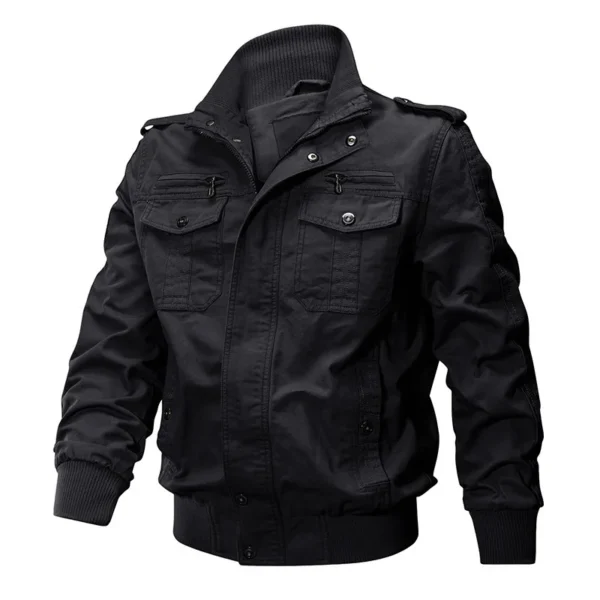 New Workwear Pilot Spring Autumn Coats Men's Jackets Military Tactical Multi Pocket Tops Men's Clothing