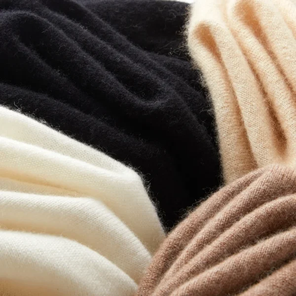 Pure Wool Sleeveless Mock Neck Sweater Women's Solid Color Knitting Basic Top Sleeveless Pullover Cashmere Women's Clothes