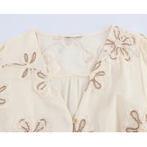 MUJER Flower Embroidered Mini Dress Women Tassel Pleated Short Dresses for Woman Summer Beach Women's Dress Boho Dress Woman