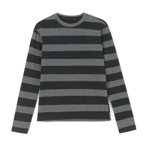 Women Teen Girls Fairy Grunge Y2k Long Sleeve Baggy Shirt Tops Striped Baby Tees Vintage Streetwear T-Shirt Autumn Clothes